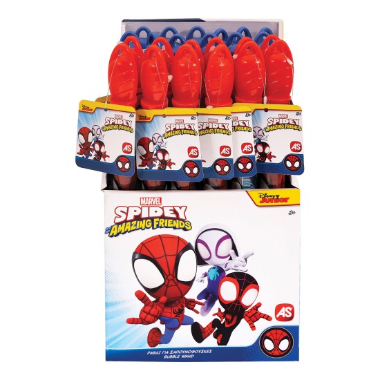 AS Ραβδί Για Σαπουνόφουσκες Marvel Spidey And His Amazing Friends Για 3+ Χρονών AS Ραβδί Για Σαπουνόφουσκες Marvel Spidey And His Amazing Friends Για 3+ Χρονών