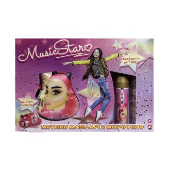 Music Star Εκπαιδευτικό Παιχνίδι Με Μουσικό Μαξιλάρι - Μικρόφωνο Και Αξεσουάρ Για 3+ Χρονών