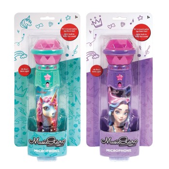 Music Star Μικρόφωνο σε 2 Χρώματα Για 3+ Χρονών