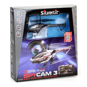 Silverlit Τηλεκατευθυνόμενο Ελικόπτερο 2,4G E.C.H. Spy Cam III 3 Για 10+ Ετών