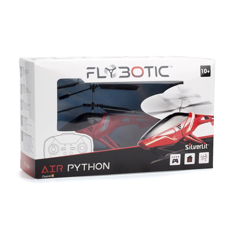 Silverlit Flybotic Air Python Τηλεκατευθυνόμενο Ελικόπτερο Κόκκινο Για 10+ Χρονών