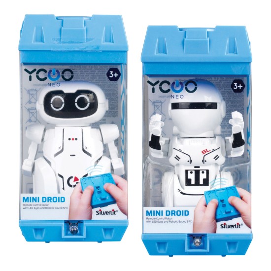 Silverlit Ycoo Mini Droid Ηλεκτρονικό Ρομπότ Για 3+ Χρονών Silverlit Ycoo Mini Droid Ηλεκτρονικό Ρομπότ Για 3+ Χρονών