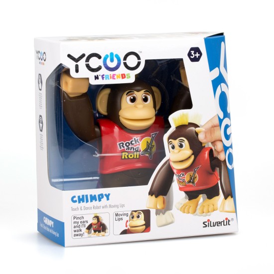 Silverlit Ycoo Chimpy Ηλεκτρονικό Ρομπότ Για 3+ Χρονών Silverlit Ycoo Chimpy Ηλεκτρονικό Ρομπότ Για 3+ Χρονών