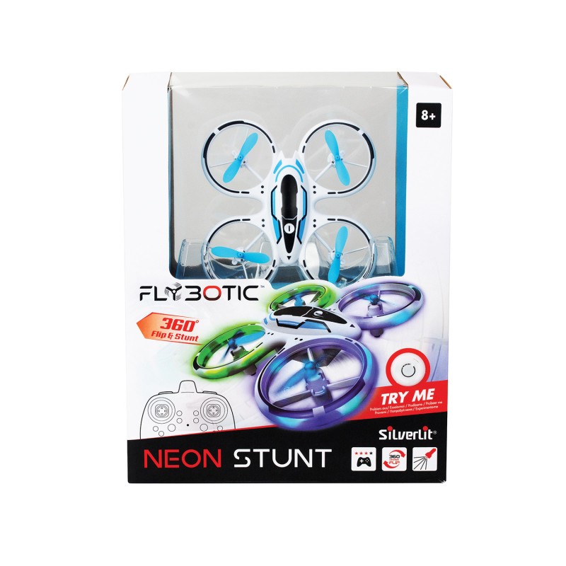 Silverlit Flybotic Neon Stunt Τηλεκατευθυνόμενο Drone Για 8+ Χρονών
