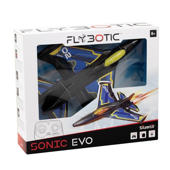 Silverlit Flybotic Sonic Evo Τηλεκατευθυνόμενο Αεροπλάνο Μπλε Για 8+ Χρονών Silverlit Flybotic Sonic Evo Τηλεκατευθυνόμενο Αεροπλάνο Μπλε Για 8+ Χρονών