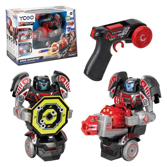 Silverlit Ycoo Robo Rapidfire Τηλεκατευθυνόμενo Ρομπότ Για 5+ Χρονών Silverlit Ycoo Robo Rapidfire Τηλεκατευθυνόμενo Ρομπότ Για 5+ Χρονών