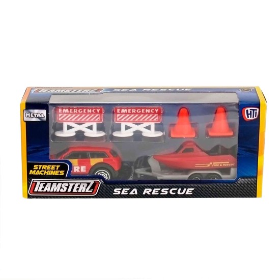 Teamsterz Σετ με Οχήματα Διάσωσης Θαλάσσης Die Cast με Αξεσουάρ Για 3+ Χρονών Teamsterz Σετ με Οχήματα Διάσωσης Θαλάσσης Die Cast με Αξεσουάρ Για 3+ Χρονών