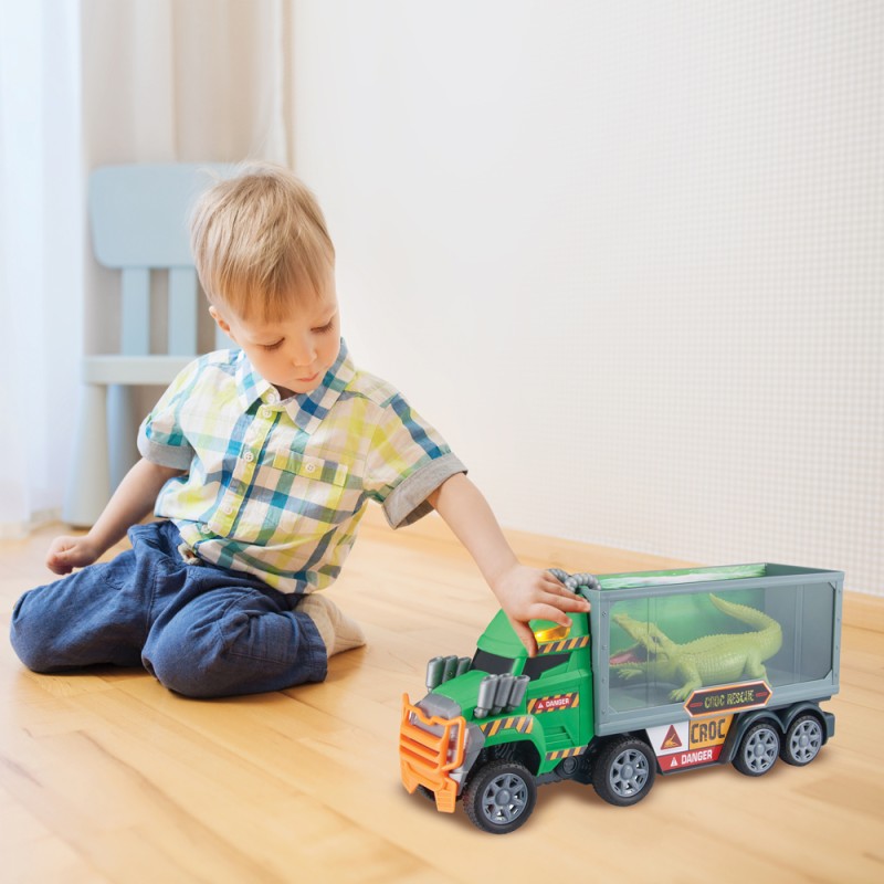 Teamsterz Monster Moverz  Διάσωση Κροκόδειλου Όχημα Με Φώτα Και Ήχους Για 3+ Χρονών