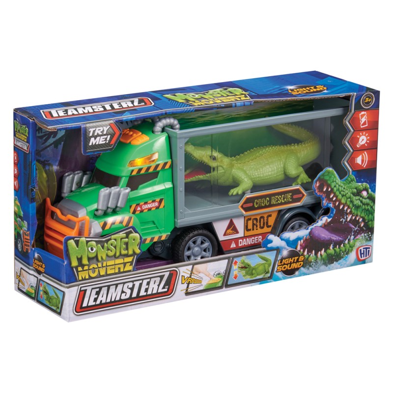 Teamsterz Monster Moverz  Διάσωση Κροκόδειλου Όχημα Με Φώτα Και Ήχους Για 3+ Χρονών