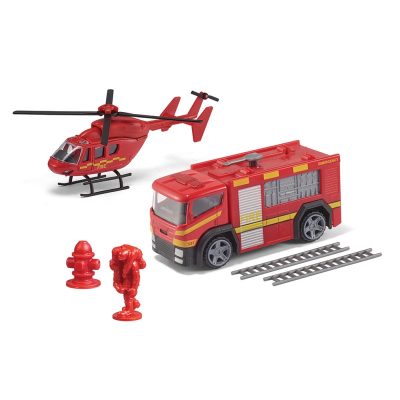 Teamsterz Σετ Αυτοκινητάκια Έκτακτης Ανάγκης Die-Cast Για 3+ Χρονών