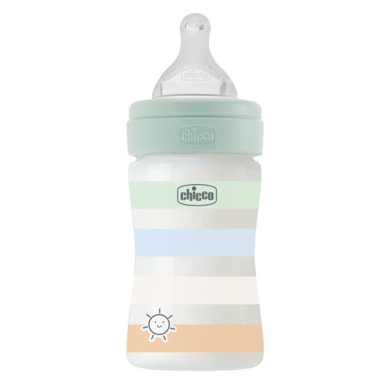 Chicco Πλαστικό Μπιμπερό Well Being Κατά των Κολικών Μπλε 150ml Για 0+ Μηνών Chicco Πλαστικό Μπιμπερό Well Being Κατά των Κολικών Μπλε 150ml Για 0+ Μηνών