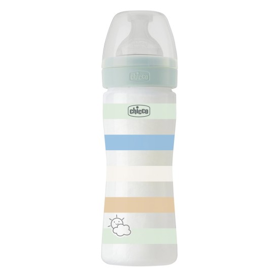 Chicco Πλαστικό Μπιμπερό Well Being Κατά των Κολικών Μπλε 250ml Για 2+ Μηνών Chicco Πλαστικό Μπιμπερό Well Being Κατά των Κολικών Μπλε 250ml Για 2+ Μηνών