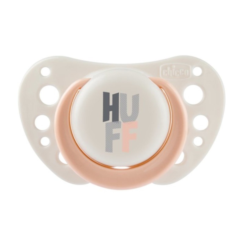 Chicco Πιπίλες Air PhysioForma Μπεζ - Ροζ Για 0-6 Μηνών 2τμχ