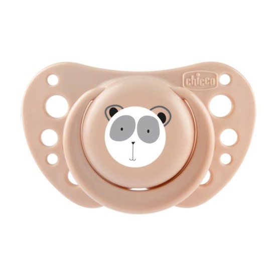 Chicco Πιπίλες Air PhysioForma Μπεζ - Ροζ Για 0-6 Μηνών 2τμχ