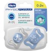 Chicco Πιπίλες Micro PhysioForma Σιέλ Για 0-2 Μηνών 2τμχ