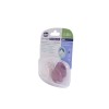 Chicco Πιπίλα Δύο Τεμαχίων Physio Air με Θηλή Σιλικόνης & Θήκη σε Μπεζ-Μπορντώ Για 6-16 Μηνών