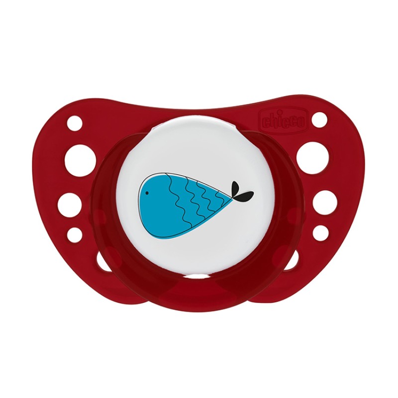 Chicco Πιπίλες PhysioForma Air Μπεζ - Μπορντό Για 16-36 Μηνών 2τμχ