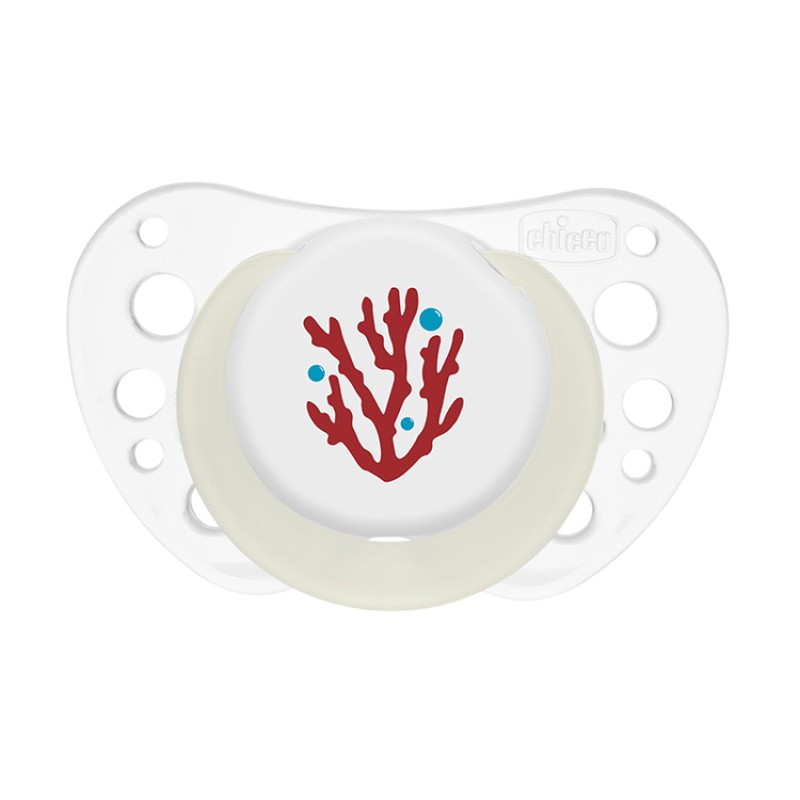 Chicco Πιπίλες PhysioForma Air Μπεζ - Μπορντό Για 16-36 Μηνών 2τμχ