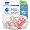 Chicco Πιπίλες Light PhysioForma Ροζ Για 6-16 Μηνών 2τμχ