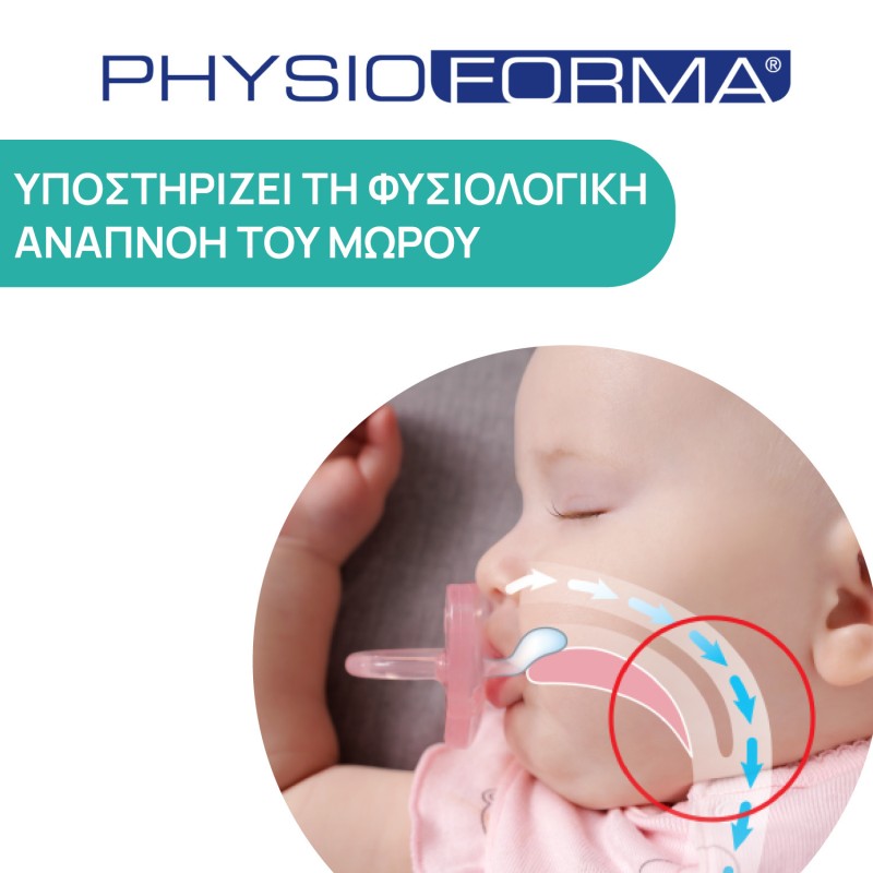 Chicco Πιπίλες Light PhysioForma Ροζ Για 16-36 Μηνών 2τμχ