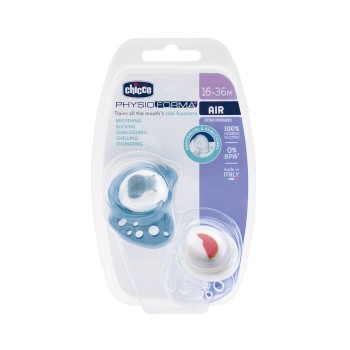 Chicco Πιπίλες PhysioForma Air Μπεζ - Γκρι Για 16-36 Μηνών 2τμχ