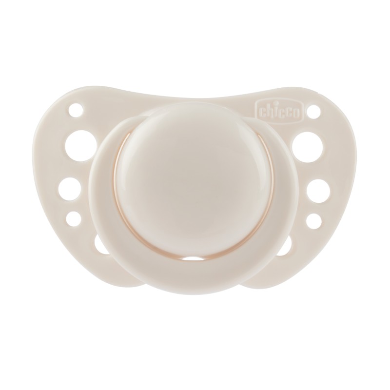 Chicco Πιπίλες Air PhysioForma Μπεζ - Μπορντό Για 6-16 Μηνών 2τμχ