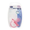 Chicco Πιπίλα Όλο Σιλικόνη PhysioForma Soft Ροζ Για 16-36 Μηνών