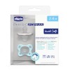 Chicco Πιπίλες Όλο Σιλικόνη PhysioForma Dual Soft Σιέλ Για 2-6 Μηνών 2τμχ