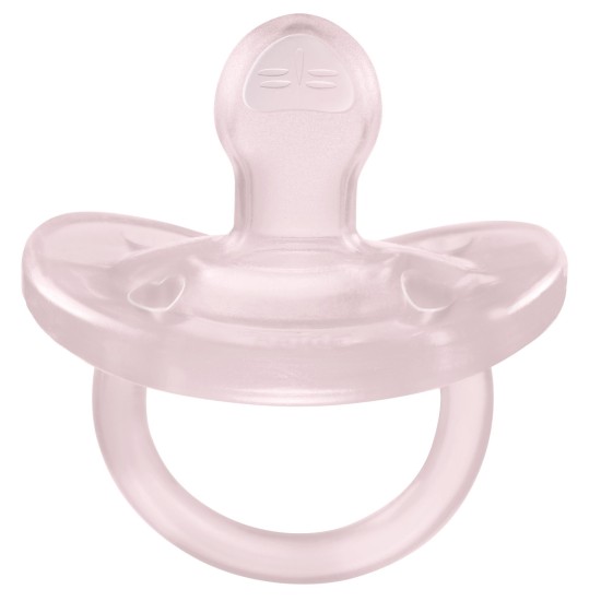 Chicco Πιπίλα Όλο Σιλικόνη PhysioForma Soft Ροζ Για 0-6 Μηνών