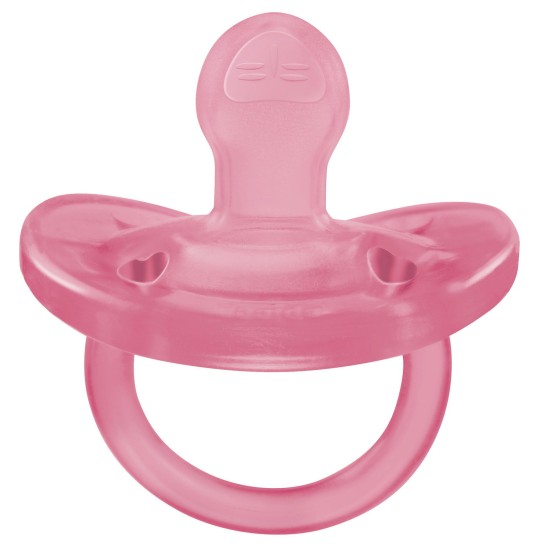 Chicco Πιπίλα Όλο Σιλικόνη PhysioForma Soft Ροζ Για 16-36 Μηνών