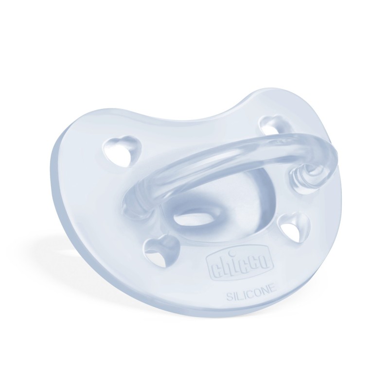 Chicco Πιπίλα Όλο Σιλικόνη PhysioForma Soft Σιέλ Για 0-6 Μηνών