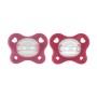 Chicco Πιπίλες Όλο Σιλικόνη PhysioForma Dual Soft Ροζ Για 16-36 Μηνών 2τμχ