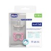 Chicco Πιπίλες Όλο Σιλικόνη PhysioForma Dual Soft Ροζ Για 6-16 Μηνών 2τμχ
