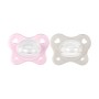 Chicco Πιπίλες Όλο Σιλικόνη PhysioForma Dual Soft Ροζ Για 2-6 Μηνών 2τμχ