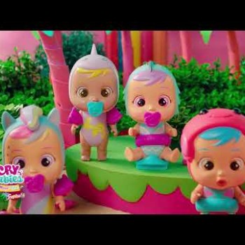 Cry Babies Magic Tears Κλαψουλίνια Σειρά Tropical - Beach Babies