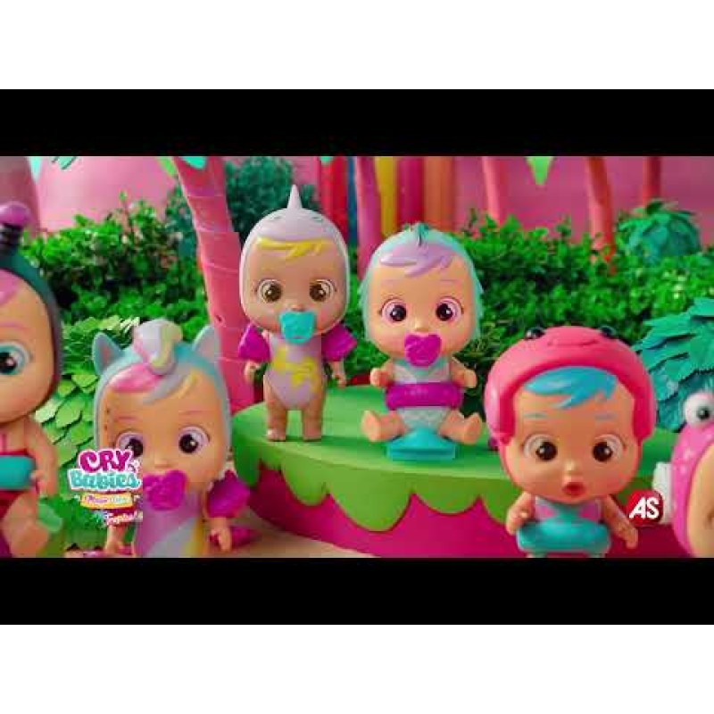 Cry Babies Magic Tears Κλαψουλίνια Σειρά Tropical - Beach Babies