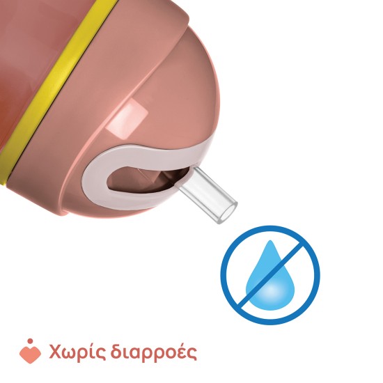 Chicco Ποτηράκι Sport Ροζ Για 14+ Μηνών Chicco Ποτηράκι Sport Ροζ Για 14+ Μηνών