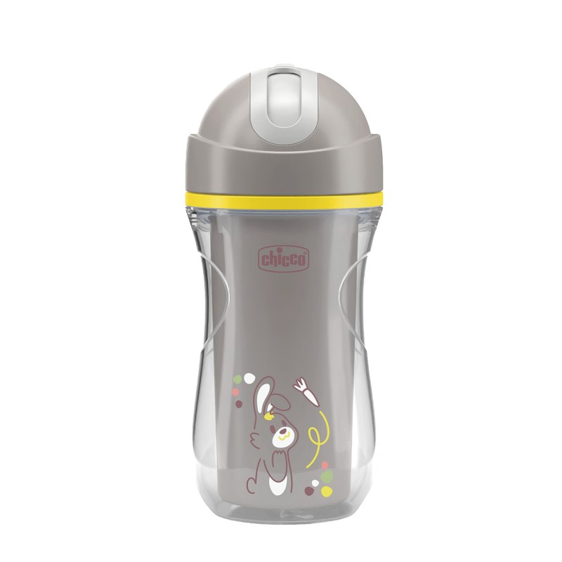 Chicco Ποτηράκι Sport Γκρι Για 14+ Μηνών