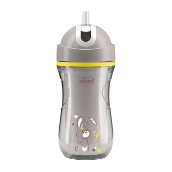 Chicco Ποτηράκι Sport Γκρι Για 14+ Μηνών