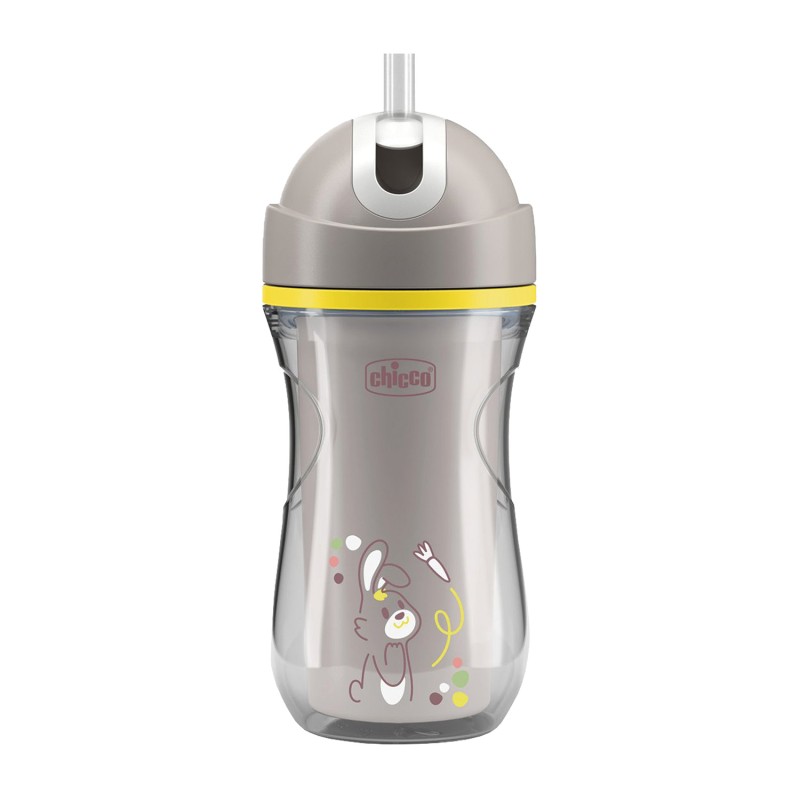 Chicco Ποτηράκι Sport Γκρι Για 14+ Μηνών