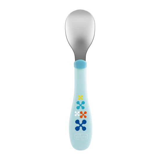 Chicco Βρεφικό Σετ Πιρούνι - Κουτάλι Μπλε Για 18+ Μηνών Chicco Βρεφικό Σετ Πιρούνι - Κουτάλι Μπλε Για 18+ Μηνών