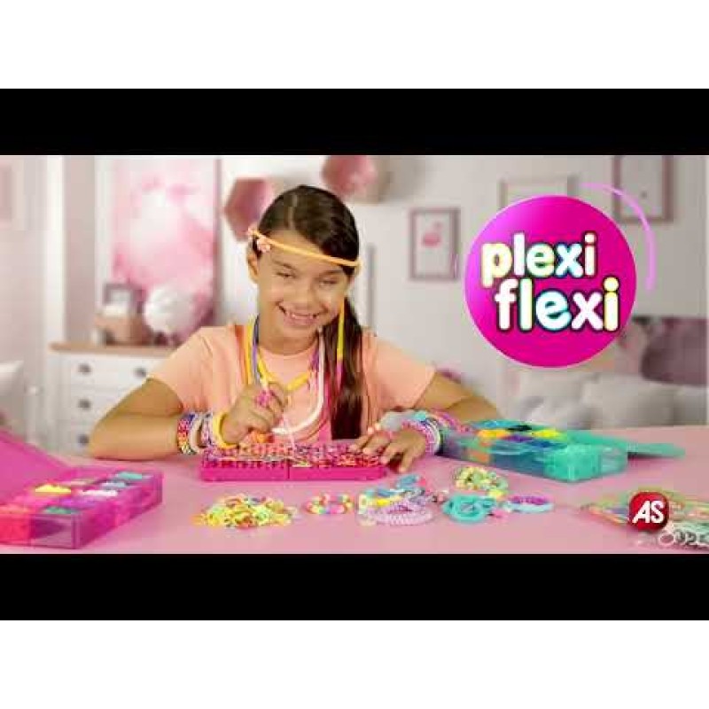 AS Plexi Flexi Σακουλάκι Με 800 Λαστιχάκια & 8 Αξεσουάρ Για Ηλικίες 5+ Χρονών