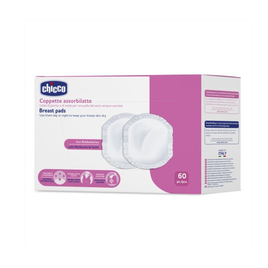 Chicco Επιθέματα Στήθους Αντιβακτηριακά 30τμχ Chicco Επιθέματα Στήθους Αντιβακτηριακά 30τμχ