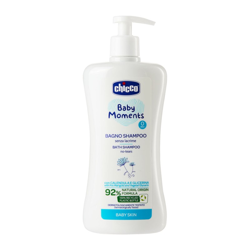 Chicco Baby Moments Αφρόλουτρο & Σαμπουάν 500ml