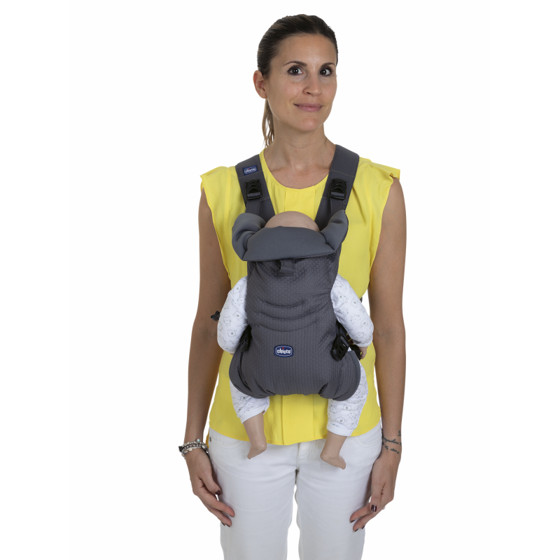 Chicco Μάρσιπος Easy Fit Moon Grey για Παιδί έως 9 kg