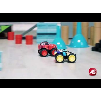 Exost Jump Toy Car Friction Powered With Ramp And Obstacles