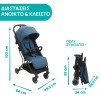Chicco Καρότσι Μωρού TrolleyMe Calypso Blue για Παιδί έως 15kg