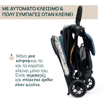 Chicco Καρότσι Μωρού Glee Joyful Teal για Παιδί έως 22kg