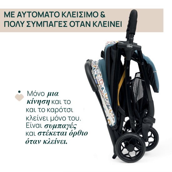 Chicco Καρότσι Μωρού Glee Joyful Teal για Παιδί έως 22kg Chicco Καρότσι Μωρού Glee Joyful Teal για Παιδί έως 22kg