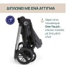 Chicco Καρότσι Μωρού Trio Bellagio Black Satin για Παιδί έως 22kg